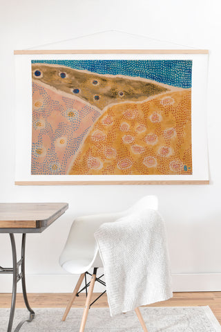 bridge Abstract Landscape 2 Art Print And Hanger