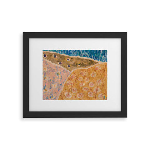bridge Abstract Landscape 2 Framed Art Print