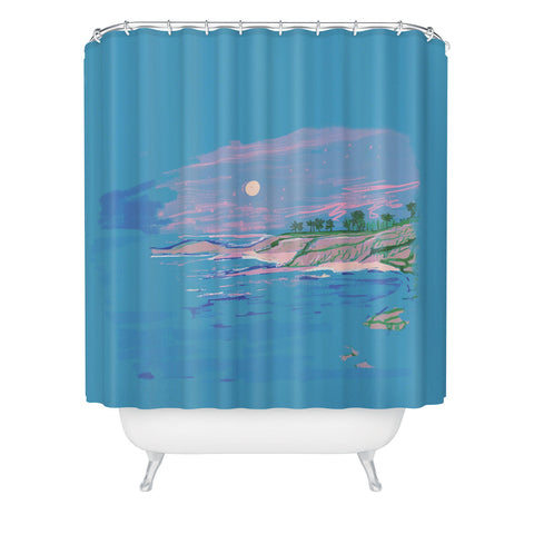 Britt Does Design Beach II Shower Curtain