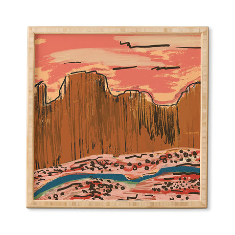 Britt Does Design California Desert Framed Wall Art