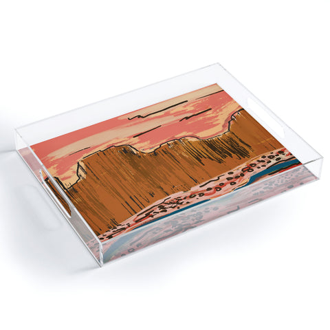 Britt Does Design California Desert Acrylic Tray