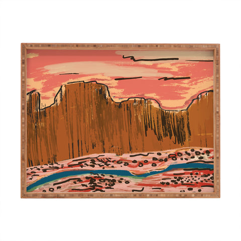 Britt Does Design California Desert Rectangular Tray