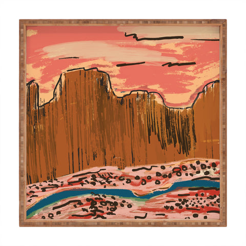 Britt Does Design California Desert Square Tray