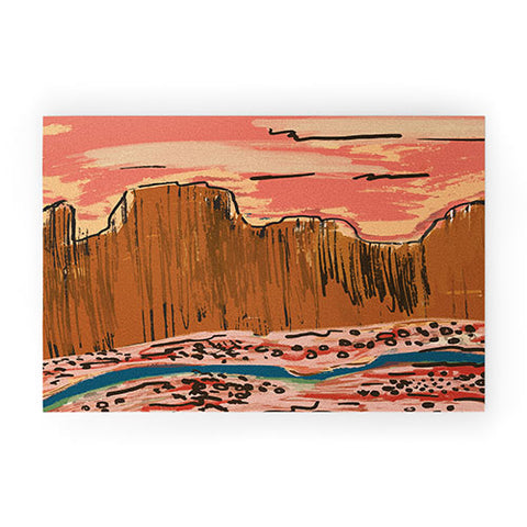 Britt Does Design California Desert Welcome Mat