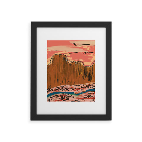 Britt Does Design California Desert Framed Art Print