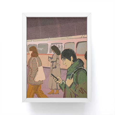 Britt Does Design Metro Station Framed Mini Art Print