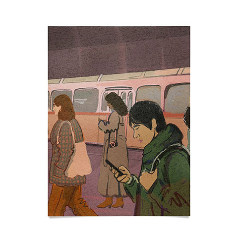 Britt Does Design Metro Station Poster