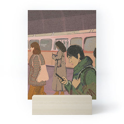 Britt Does Design Metro Station Mini Art Print