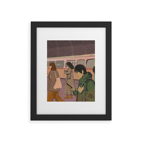 Britt Does Design Metro Station Framed Art Print