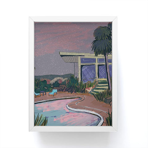 Britt Does Design Night Sky House Framed Mini Art Print