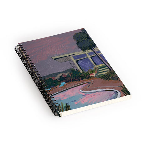 Britt Does Design Night Sky House Spiral Notebook