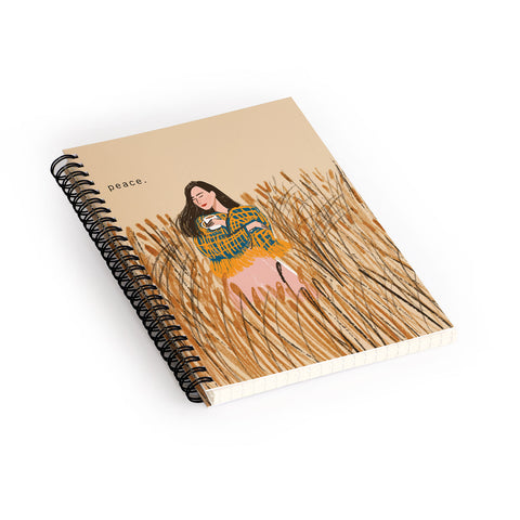 Britt Does Design Peace III Spiral Notebook