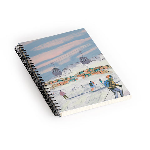 Britt Does Design Winter Ski Trip Spiral Notebook