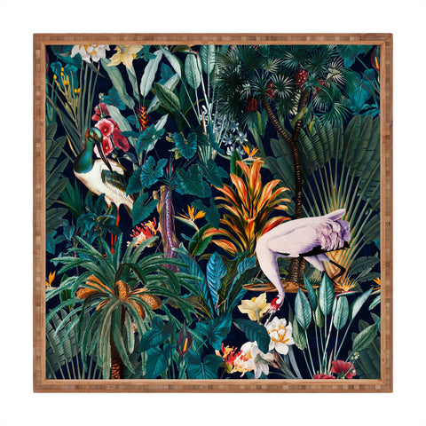 Burcu Korkmazyurek Beautiful Forest III Square Tray