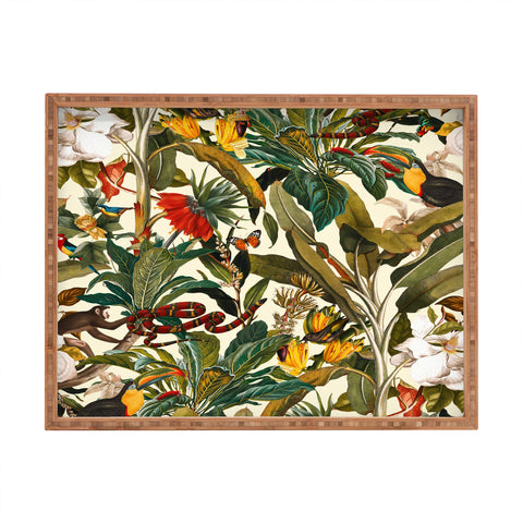 Burcu Korkmazyurek Beautiful Forest IV Rectangular Tray
