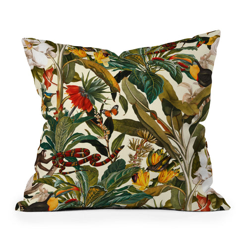 Burcu Korkmazyurek Beautiful Forest IV Throw Pillow