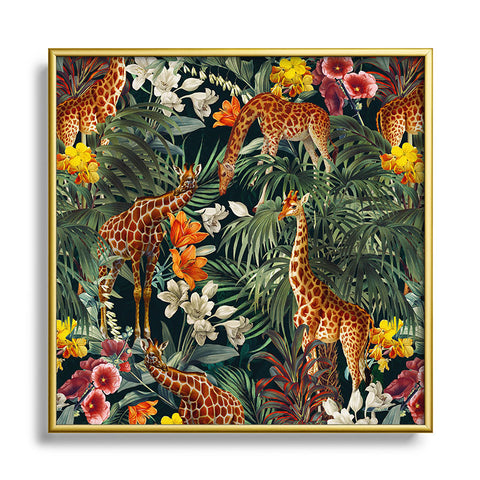 Burcu Korkmazyurek Beautiful Forest VIII Metal Square Framed Art Print
