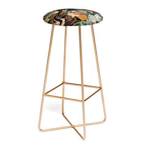 Burcu Korkmazyurek Birds and Snakes Bar Stool