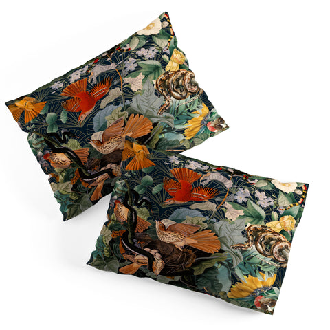 Burcu Korkmazyurek Birds and Snakes Pillow Shams