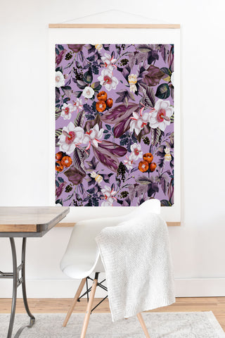 Burcu Korkmazyurek Crocus Petal Art Print And Hanger