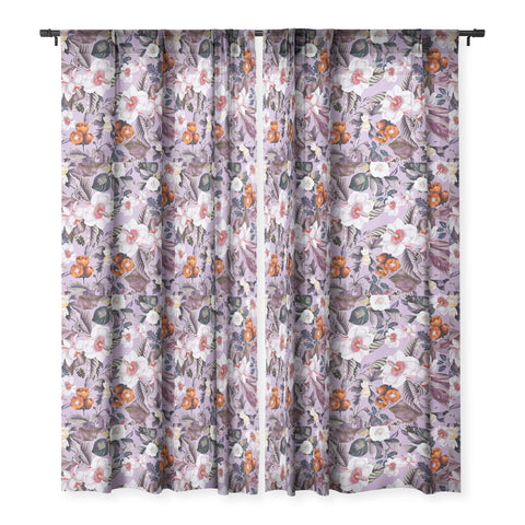 Burcu Korkmazyurek Crocus Petal Sheer Window Curtain
