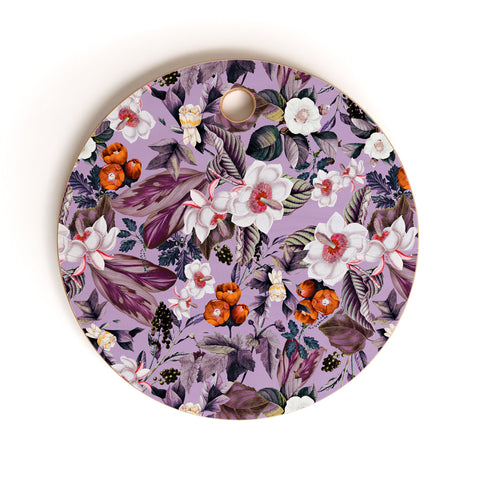 Burcu Korkmazyurek Crocus Petal Cutting Board Round