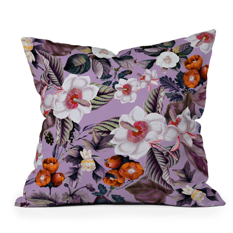 Burcu Korkmazyurek Crocus Petal Throw Pillow