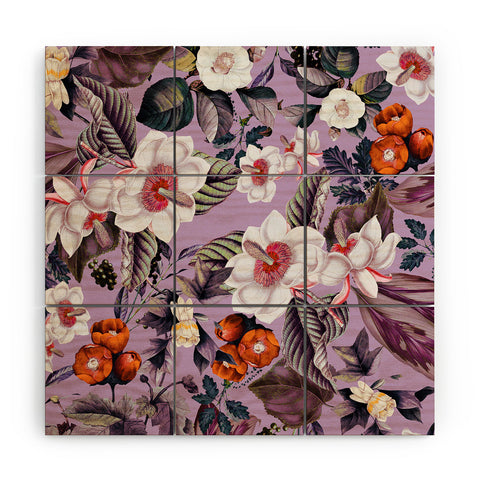 Burcu Korkmazyurek Crocus Petal Wood Wall Mural