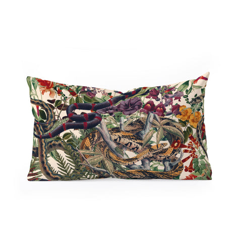 Burcu Korkmazyurek Dangers in the Forest II Oblong Throw Pillow