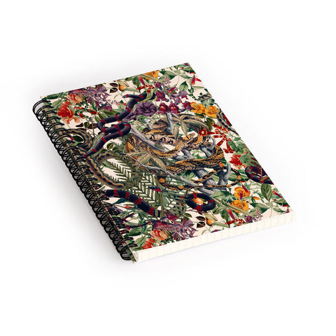 Burcu Korkmazyurek Dangers in the Forest II Spiral Notebook