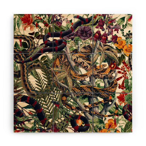 Burcu Korkmazyurek Dangers in the Forest II Wood Wall Mural