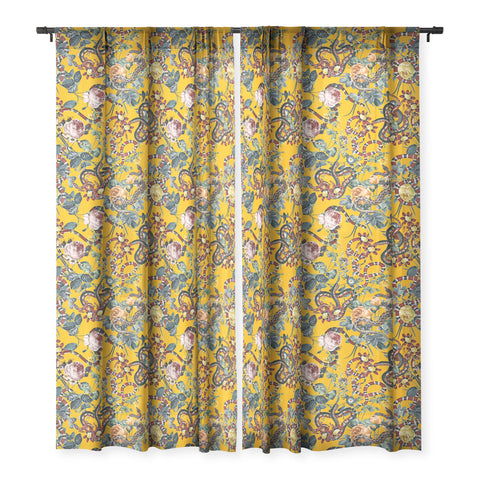 Burcu Korkmazyurek Dangers in the Forest III Sheer Window Curtain