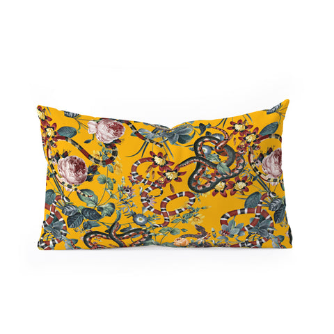 Burcu Korkmazyurek Dangers in the Forest III Oblong Throw Pillow