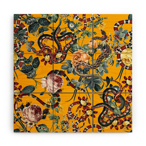 Burcu Korkmazyurek Dangers in the Forest III Wood Wall Mural