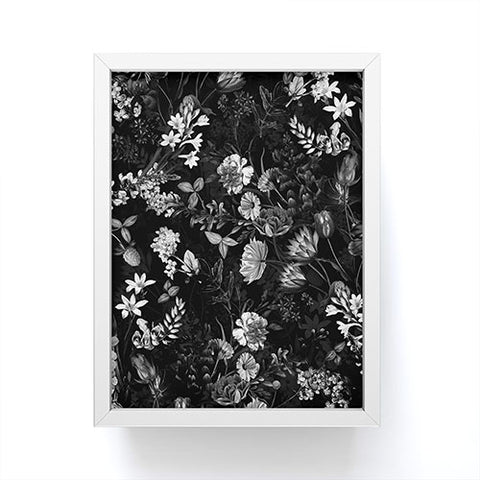 Burcu Korkmazyurek DARK FLOWER II Framed Mini Art Print