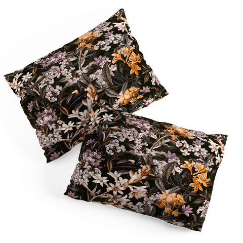 Burcu Korkmazyurek Dark Garden I Pillow Shams