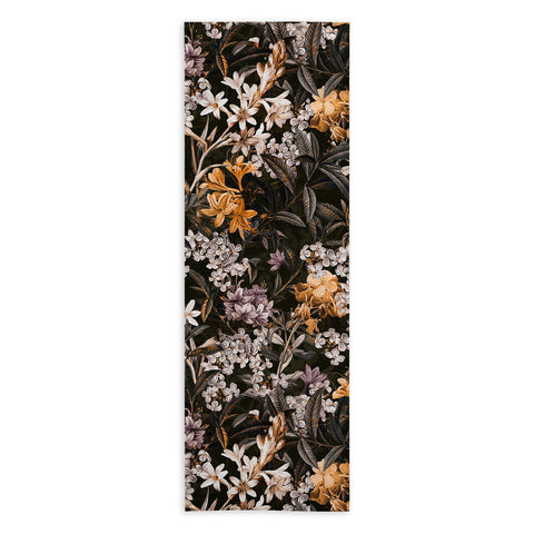 Burcu Korkmazyurek Dark Garden I Yoga Towel