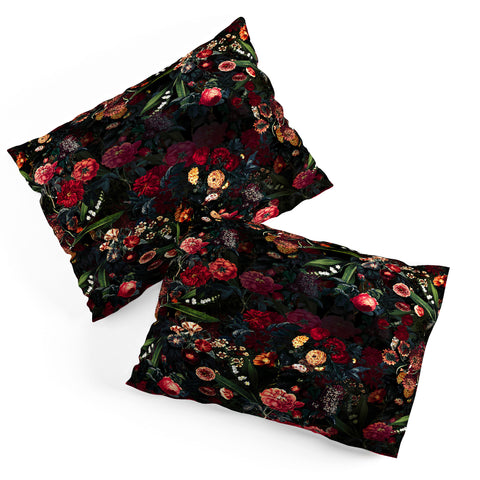 Burcu Korkmazyurek Dark Garden V Pillow Shams