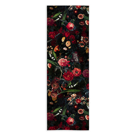 Burcu Korkmazyurek Dark Garden V Yoga Towel