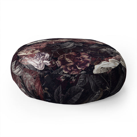 Burcu Korkmazyurek EXOTIC GARDEN NIGHT III Floor Pillow Round