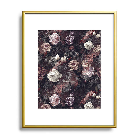 Burcu Korkmazyurek EXOTIC GARDEN NIGHT III Metal Framed Art Print