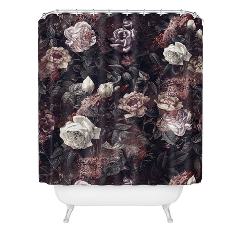 Burcu Korkmazyurek EXOTIC GARDEN NIGHT III Shower Curtain