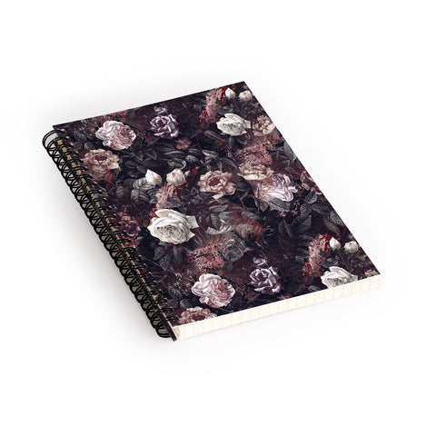Burcu Korkmazyurek EXOTIC GARDEN NIGHT III Spiral Notebook