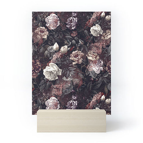 Burcu Korkmazyurek EXOTIC GARDEN NIGHT III Mini Art Print