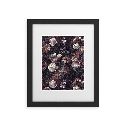 Burcu Korkmazyurek EXOTIC GARDEN NIGHT III Framed Art Print