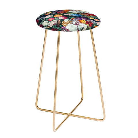Burcu Korkmazyurek EXOTIC GARDEN NIGHT XIII Counter Stool
