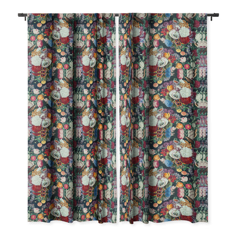 Burcu Korkmazyurek EXOTIC GARDEN NIGHT XIII Blackout Window Curtain