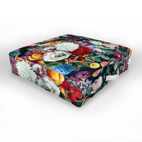 Burcu Korkmazyurek EXOTIC GARDEN NIGHT XIII Outdoor Floor Cushion