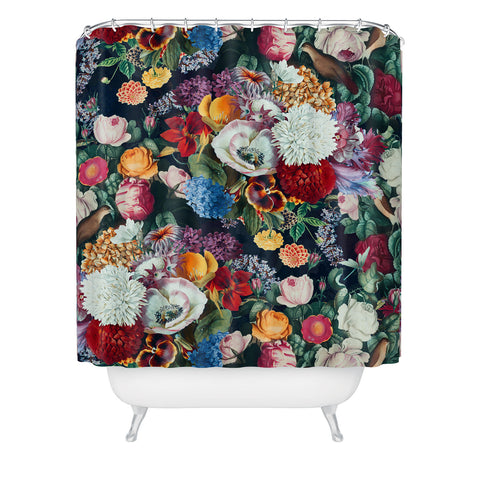 Burcu Korkmazyurek EXOTIC GARDEN NIGHT XIII Shower Curtain