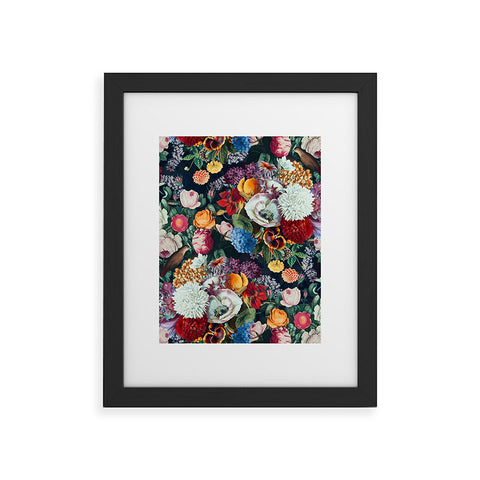 Burcu Korkmazyurek EXOTIC GARDEN NIGHT XIII Framed Art Print